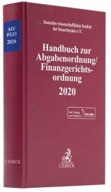Handbuch zur Abgabenordnung / Finanzgerichtsordnung 2020, m. 1 Buch, m. 1 Online-Zugang