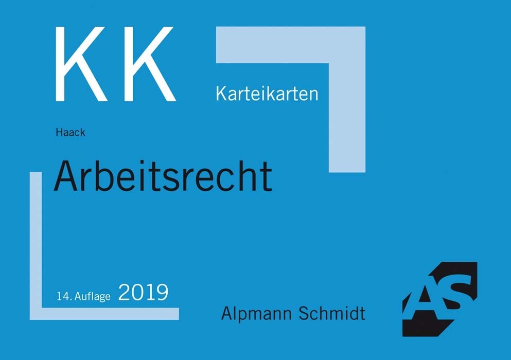 Karteikarten Arbeitsrecht main product photo