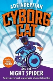 Cyborg Cat and the Night Spider