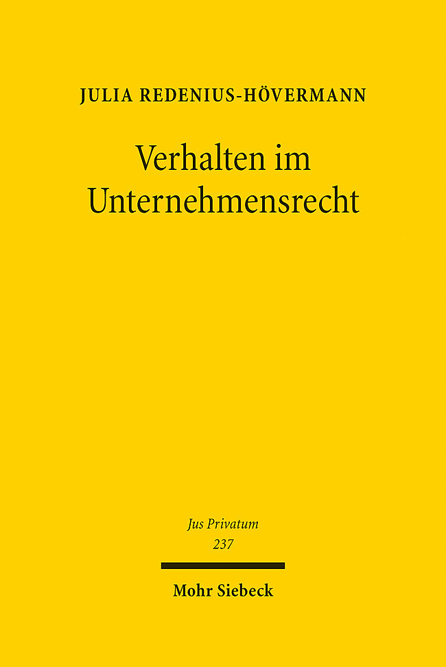 Verhalten im Unternehmensrecht main product photo