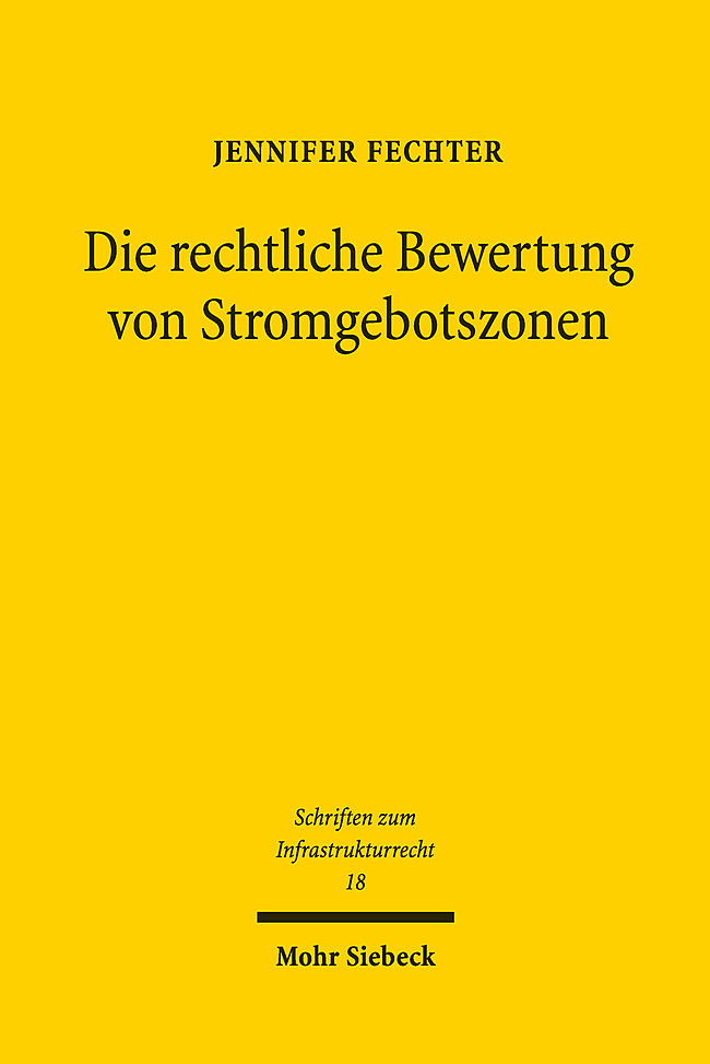 Die rechtliche Bewertung von Stromgebotszonen main product photo