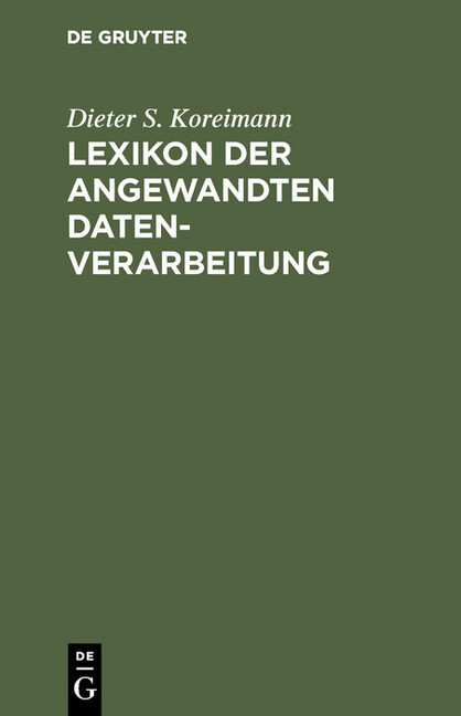 Lexikon der angewandten Datenverarbeitung main product photo