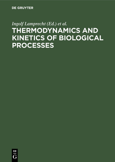 Thermodynamics and Kinetics of Biological Processes main product photo