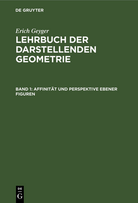Affinität und Perspektive ebener Figuren main product photo