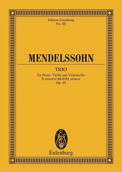 Piano Trio D minor main product photo