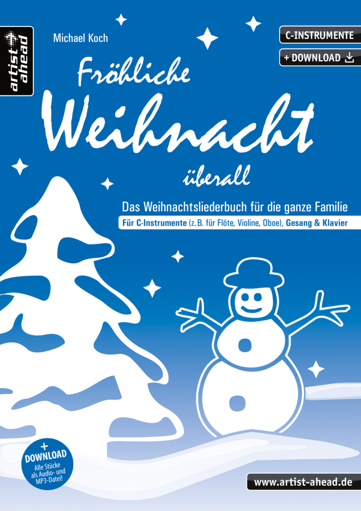 Fröhliche Weihnacht überall, für C-Instrumente, Gesang und Klavier main product photo