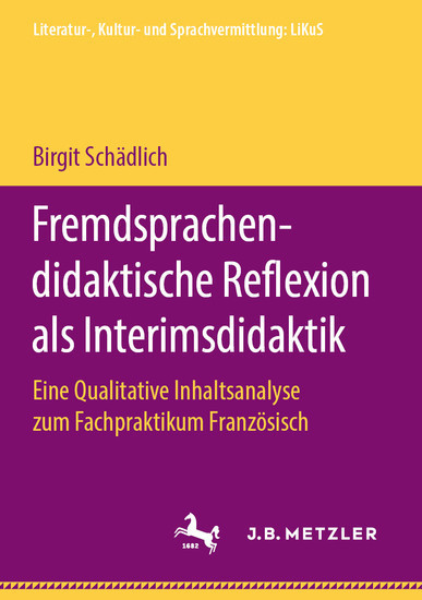 Fremdsprachendidaktische Reflexion als Interimsdidaktik main product photo