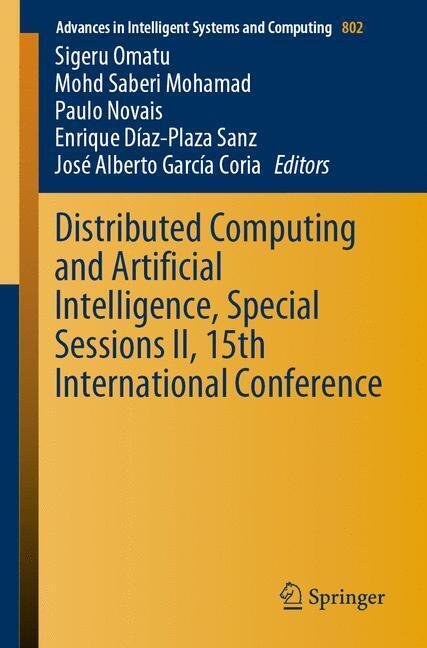 Distributed Computing and Artificial Intelligence, Special Sessions II, 15th International Conference main product photo