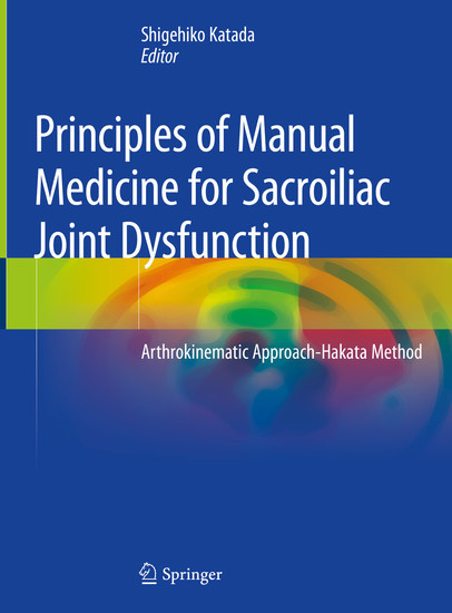 Principles of Manual Medicine for Sacroiliac Joint Dysfunction main product photo