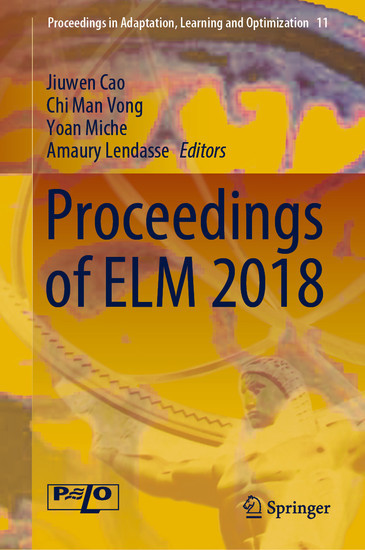 Proceedings of ELM 2018 main product photo
