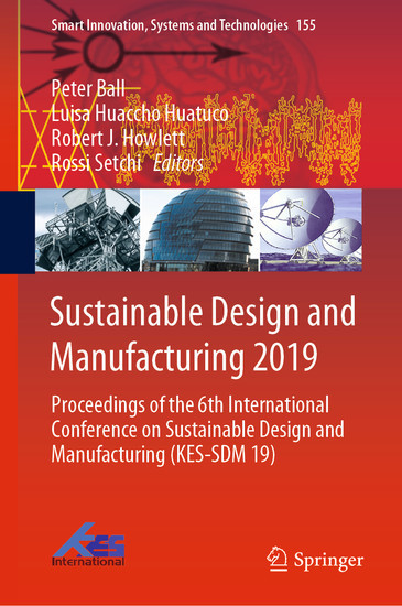 Sustainable Design and Manufacturing 2019 main product photo