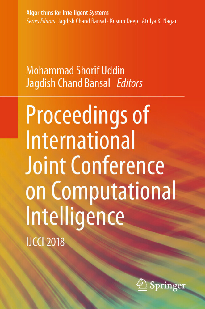 Proceedings of International Joint Conference on Computational Intelligence main product photo
