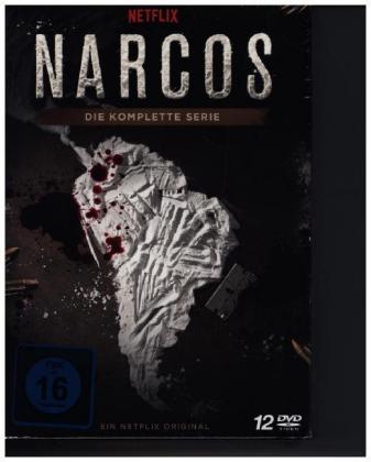 Narcos - Die komplette Serie. Staffel.1-3, 12 DVD