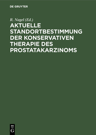 Aktuelle Standortbestimmung der konservativen Therapie des Prostatakarzinoms main product photo