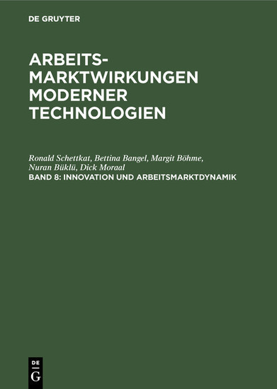 Innovation und Arbeitsmarktdynamik main product photo