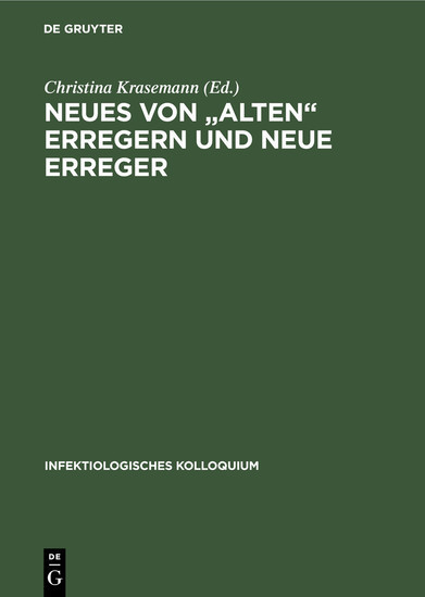 Neues von 'alten' Erregern und neue Erreger main product photo