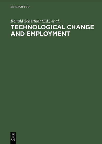 Technological Change and Employment main product photo
