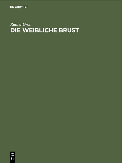 Die weibliche Brust main product photo