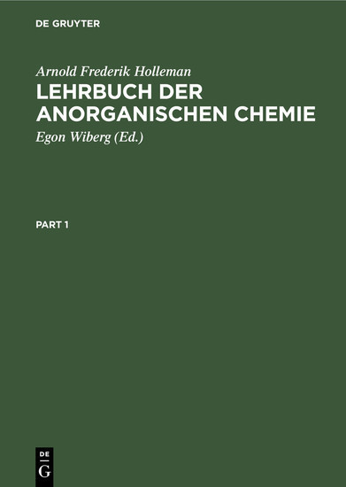 Lehrbuch der anorganischen Chemie main product photo