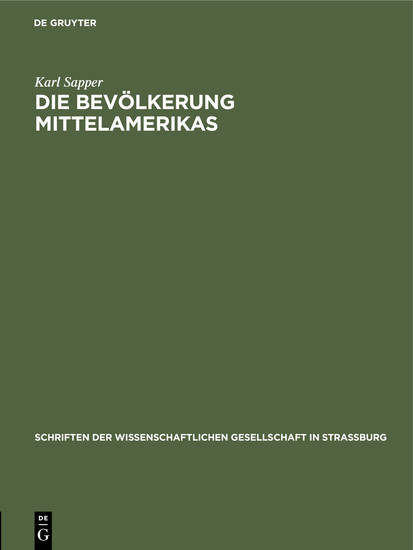 Die Bevölkerung Mittelamerikas main product photo