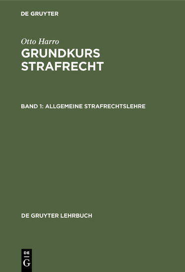 Allgemeine Strafrechtslehre main product photo