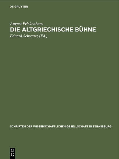Die altgriechische Bühne main product photo