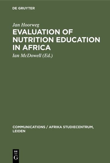 Evaluation of Nutrition Education in Africa main product photo