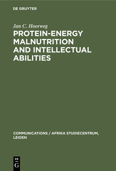 Protein-energy malnutrition and intellectual abilities main product photo
