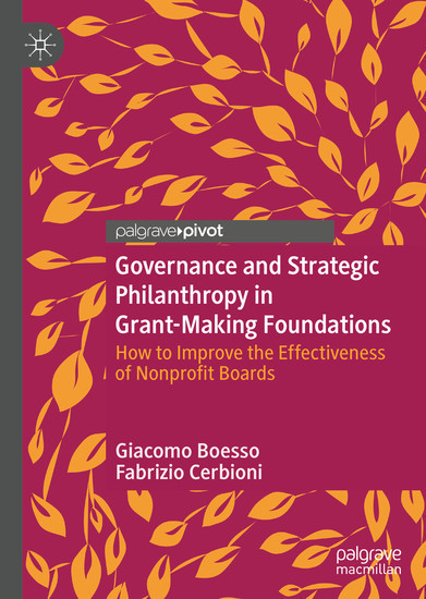 Governance and Strategic Philanthropy in Grant-Making Foundations main product photo