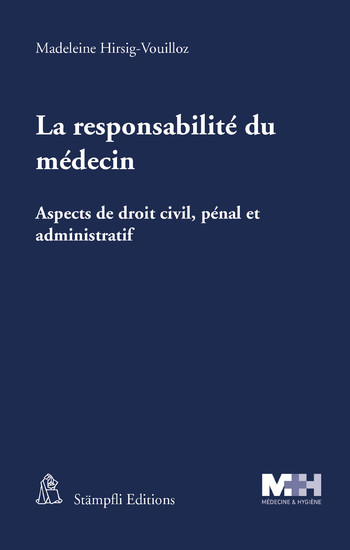La responsabilité du médecin main product photo