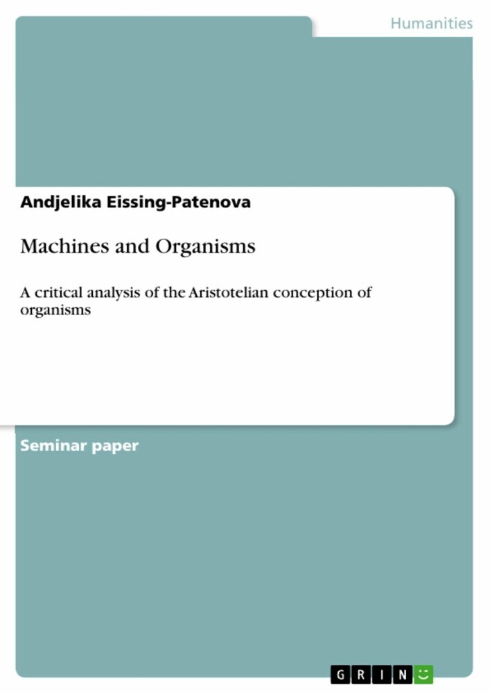 Machines and Organisms main product photo