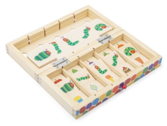 small foot Raupe Nimmersatt Bildsortierbox (Kinderspiel)
