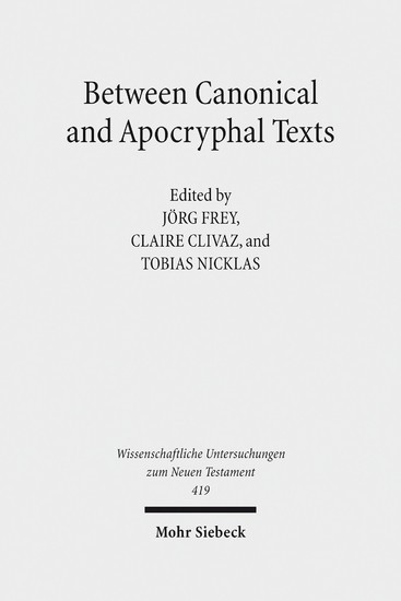Between Canonical and Apocryphal Texts main product photo