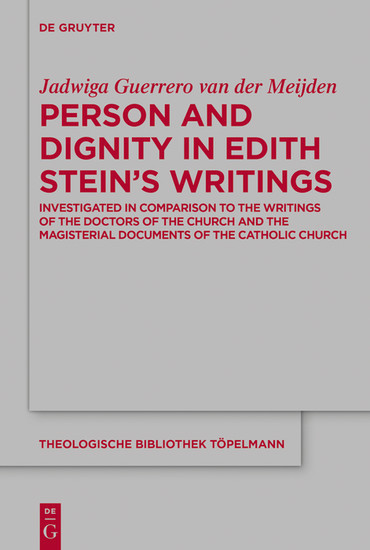 Person and Dignity in Edith Stein's Writings main product photo