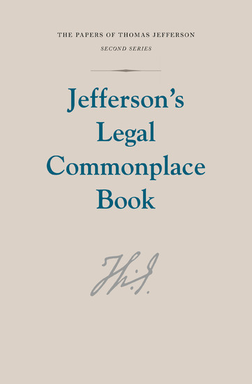 Jefferson's Legal Commonplace Book main product photo
