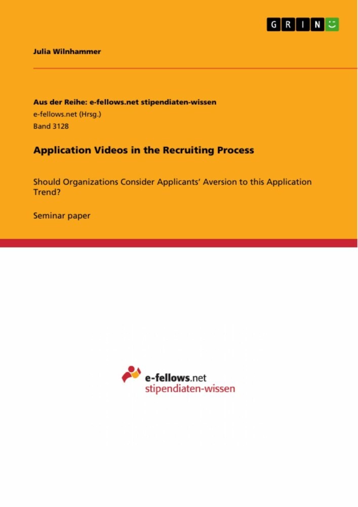 Application Videos in the Recruiting Process main product photo