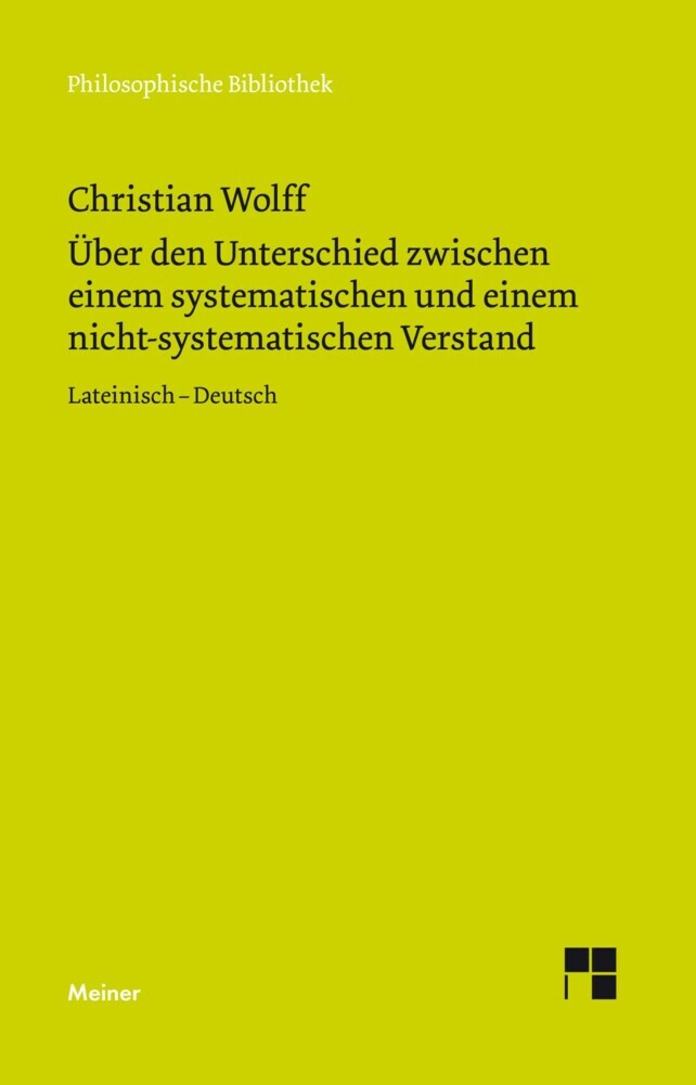 Über den Unterschied zwischen dem systematischen und dem nicht-systematischen Verstand main product photo