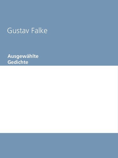 Ausgewählte Gedichte main product photo