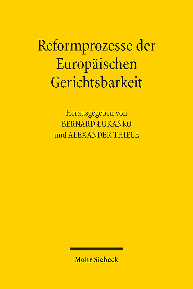 Reformprozesse der Europäischen Gerichtsbarkeit main product photo