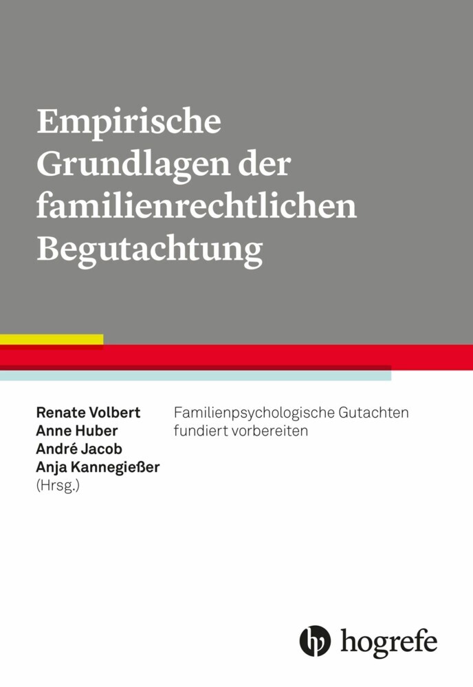 Empirische Grundlagen der familienrechtlichen Begutachtung main product photo