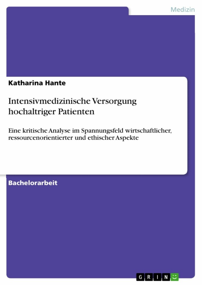 Intensivmedizinische Versorgung hochaltriger Patienten main product photo