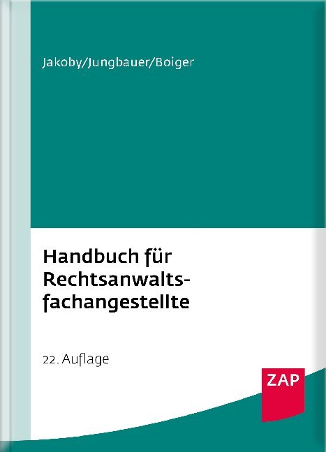 Handbuch für Rechtsanwaltsfachangestellte main product photo