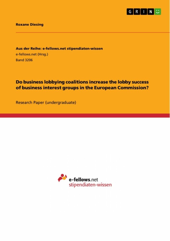 Do business lobbying coalitions increase the lobby success of business interest groups in the European Commission? main product photo