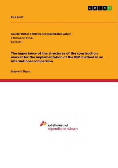 The importance of the structures of the construction market for the implementation of the BIM method in an international comparison main product photo