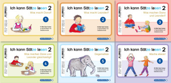 Ich kann Sätze lesen Teil 2 in Sprechsilben mit Dana und Leander. Tl.2