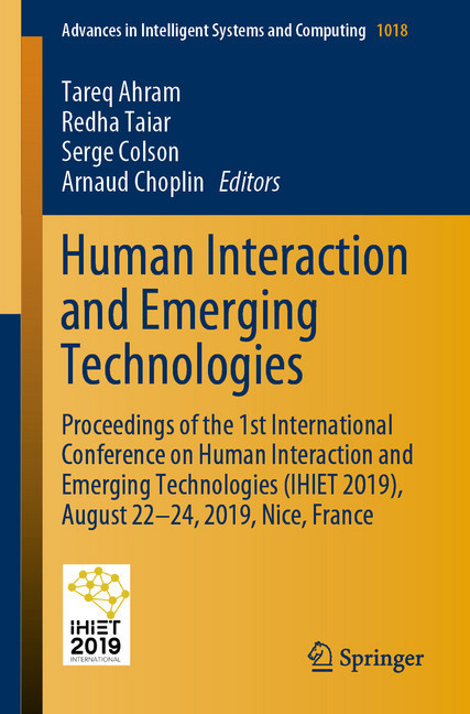 Human Interaction and Emerging Technologies main product photo