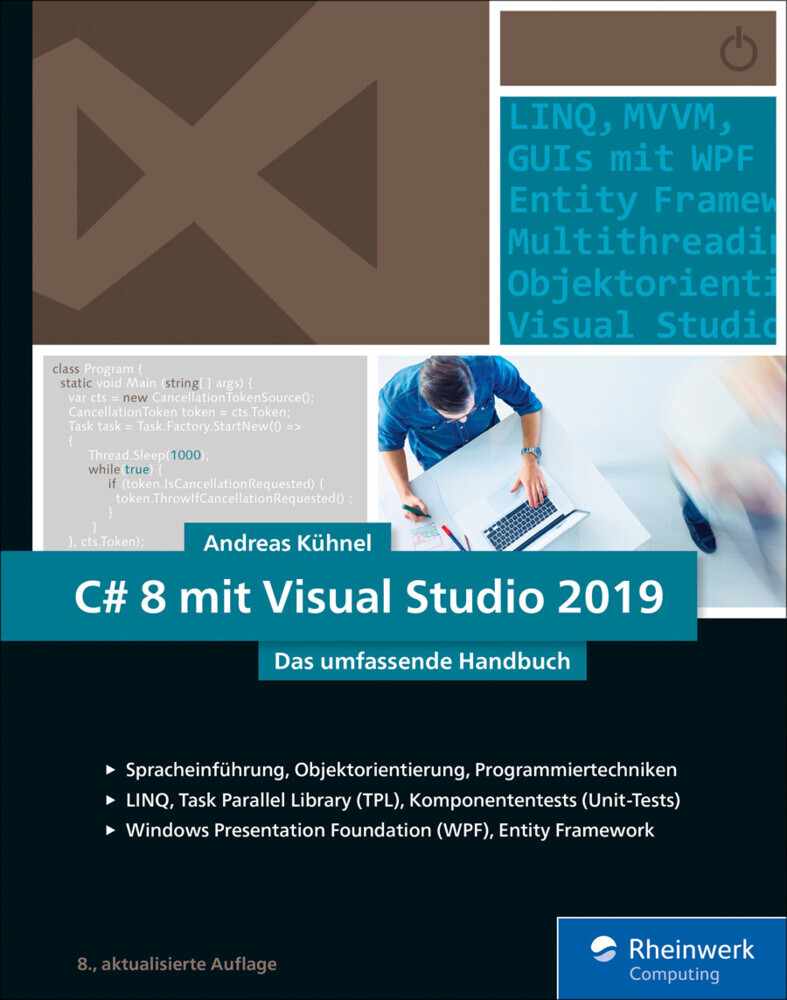 C# 8 mit Visual Studio 2019 main product photo