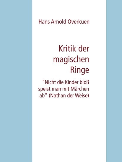 Kritik der magischen Ringe main product photo
