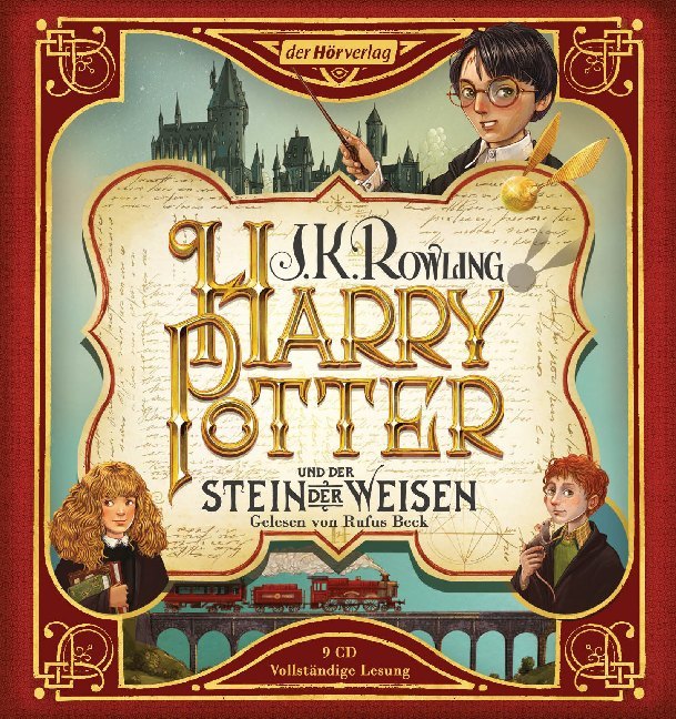 Harry Potter und der Stein der Weisen, 9 Audio-CD main product photo