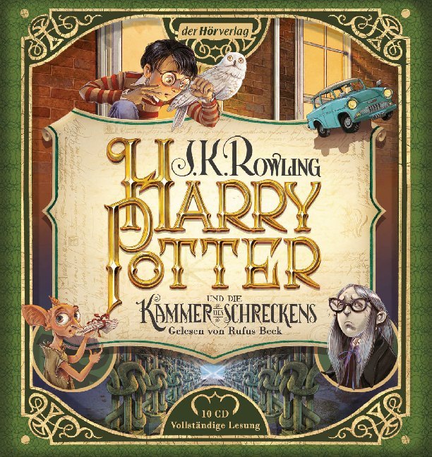 Harry Potter und die Kammer des Schreckens, 10 Audio-CD main product photo